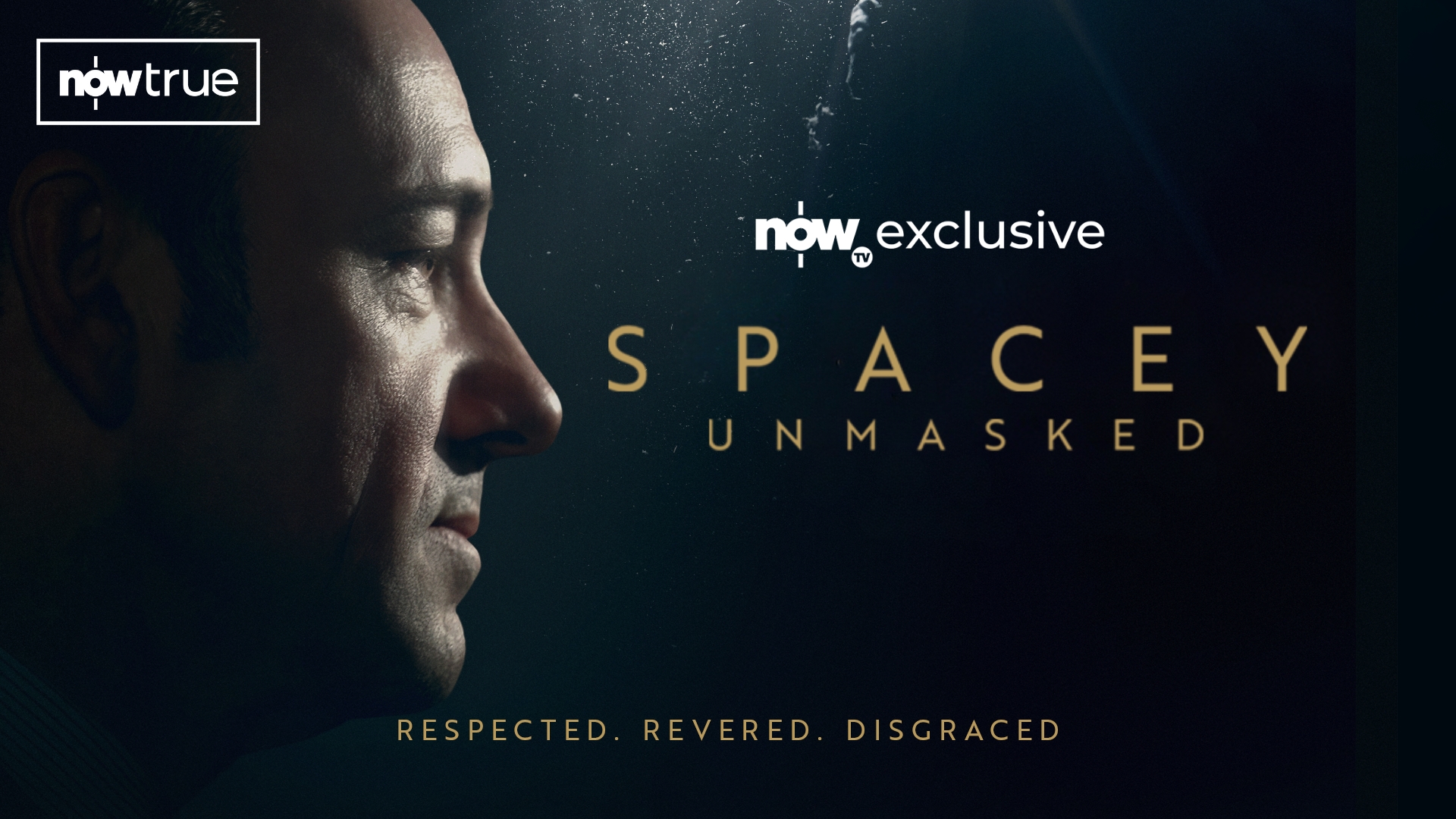 “Spacey Unmasked” is exclusively available on Now TV.